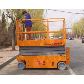 7.65m hydraulic mobile scissor Self-propelled lift platform